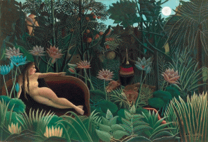 Henri Rousseau, dit le Douanier (1844-1910)Le rêve1910Huile sur toileH. 204,5 ; L. 298,5 cmNew York, MoMA© Digital Image © 2016 MoMA, N.Y.