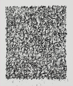 TANC, Sans titre, 2015,135x115 cm, acrylique, encre et laque sur toile